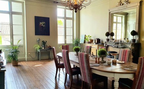 5 Min From Sainte Foy La Grande: Historic Castle Of 600m², Its Vineyard Of 85ha, Gîtes, Stable And 3