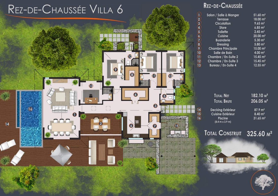 Villa in Grande Riviere Noire, Rivière Noire District, Mauritius 5 - 15652759