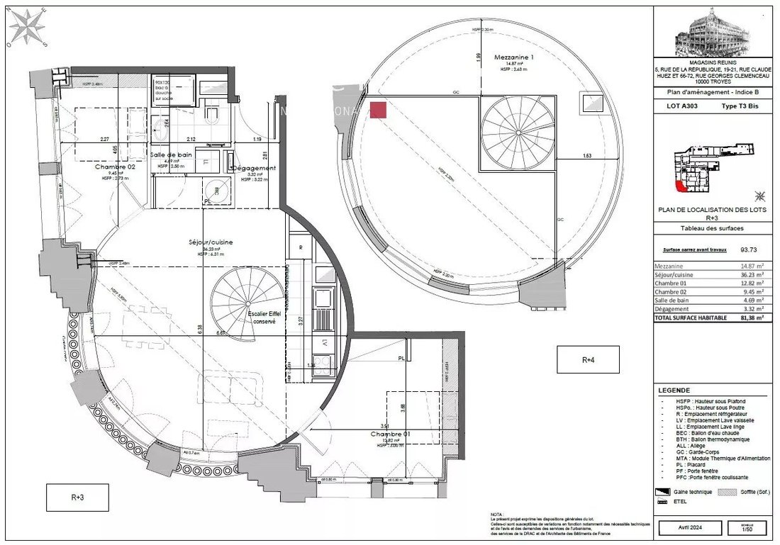 Apartment in Cathédrale, Troyes, France 3 - 15449400