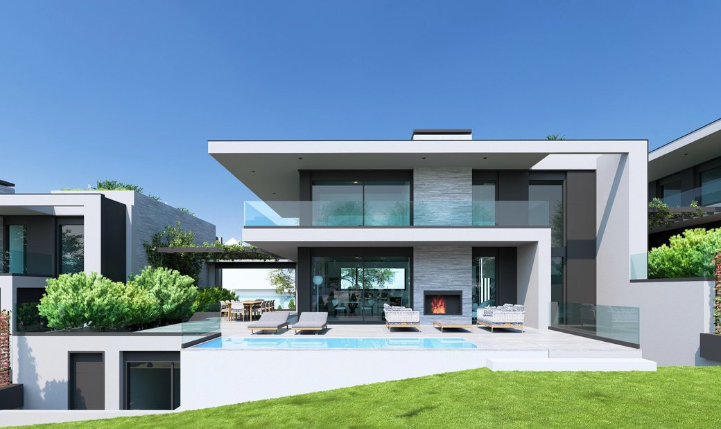 A suburban villa in Switzerland