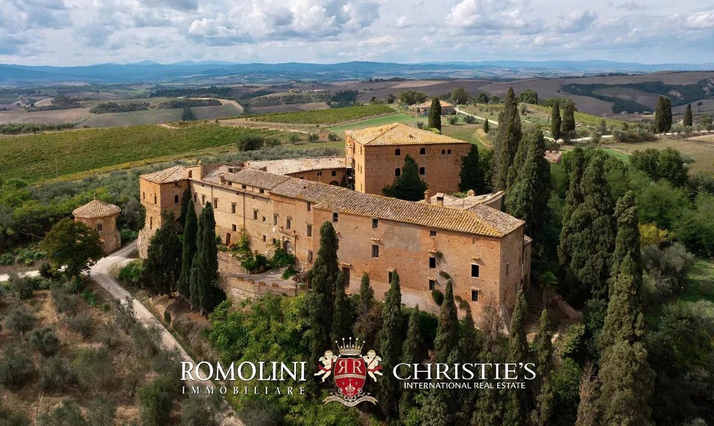 Castle To Be Renovated For Sale In Montalcino, Valdorcia