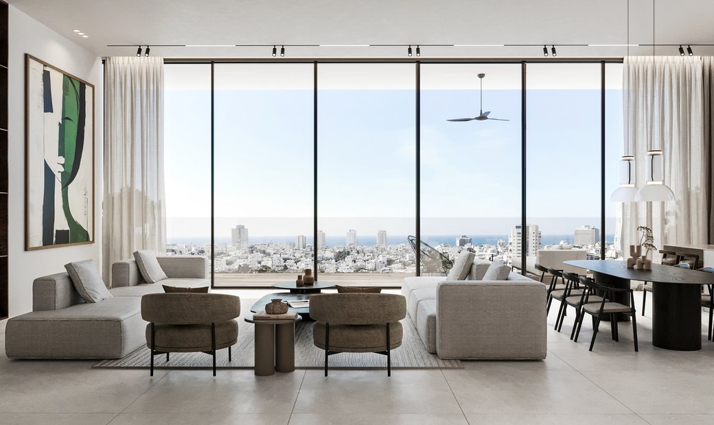 Brand New Penthouse In Luxury Tower In Tel Aviv Yafo, Tel Aviv District ...