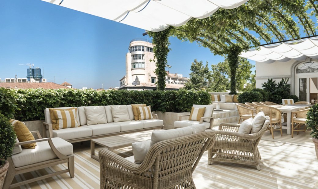 Impressive Penthouse With Terrace In Jerónimos In Madrid, Spain For ...