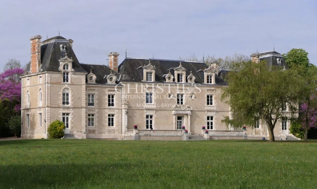 Impressive 19th Century Château With Caretaker's House, Just 20 Minutes From Poitiers
