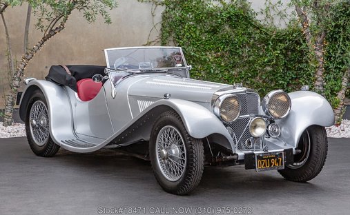 Jaguar SS100 in Los angeles, ca 1