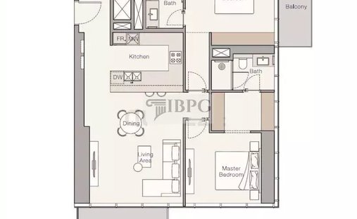 Apartment in JLT / Jumeirah Lakes Towers, Dubai, United Arab Emirates 1