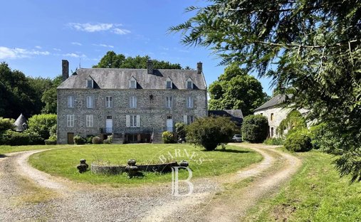 Castle in Isigny-le-Buat, Normandy, France 1