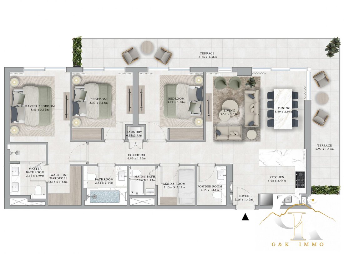 Apartment in La Celle-sous-Gouzon, Nouvelle-Aquitaine, France 1 - 15705756