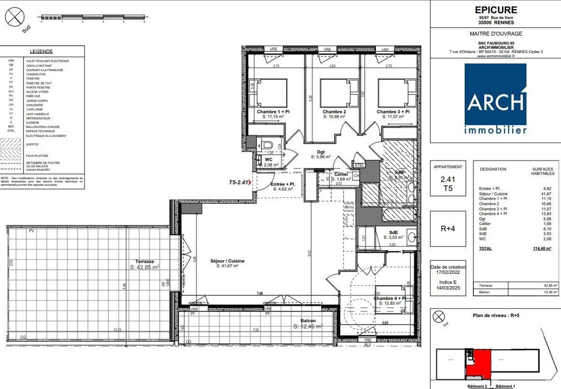 Apartment in Villejean-Beauregard, Rennes, France 1 - 15706175