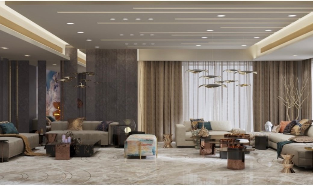 Modern Penthouse With Breathtaking Green Golf Club In New Delhi, Delhi ...
