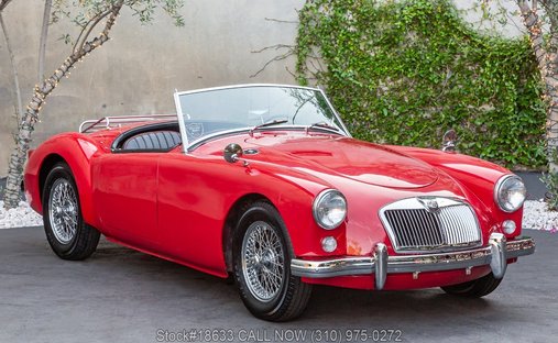 MG A in Los angeles, ca 1