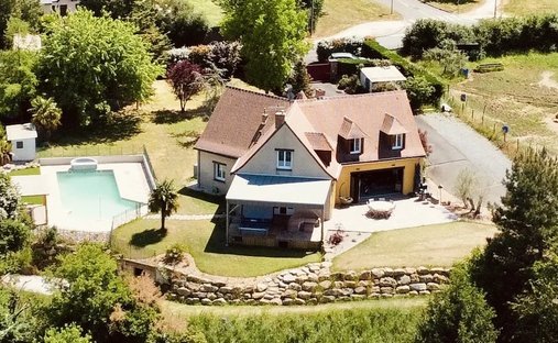 A Chateau From The Late 17th Century, Listed As A Historical Monument, Its Outbuildings And