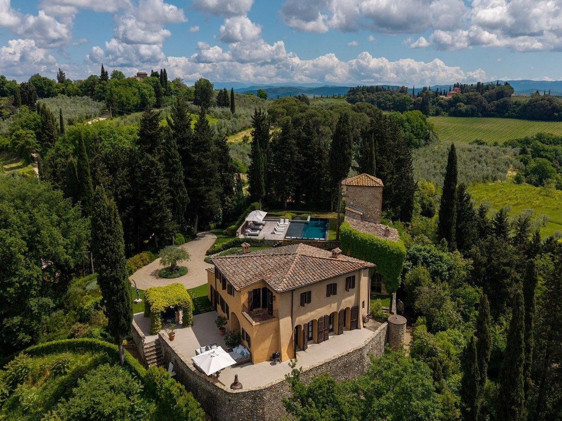 Whispers of Chianti: A Thousand-Year Castle Reborn in Light