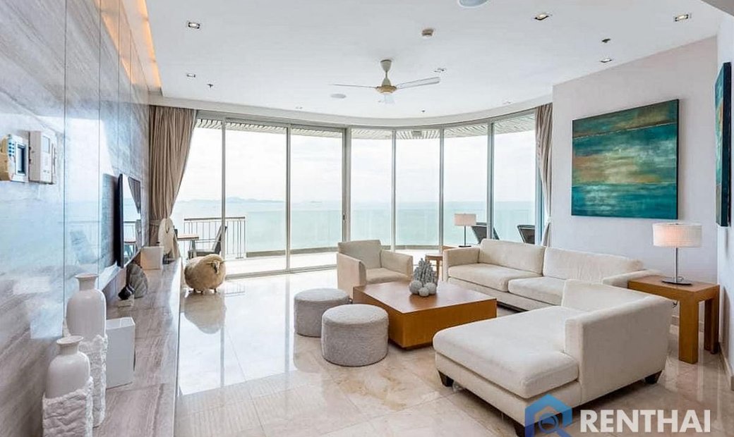 Beachfront Penthouse In Wongamat With In Pattaya City, Chon Buri ...