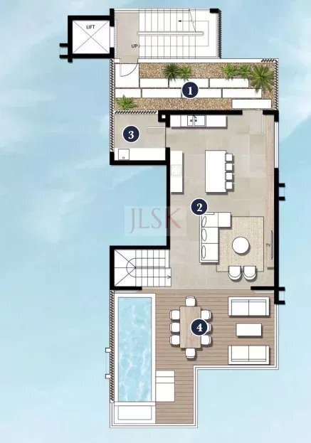 Penthouse in Black River, Rivière Noire District, Mauritius 5 - 12889332