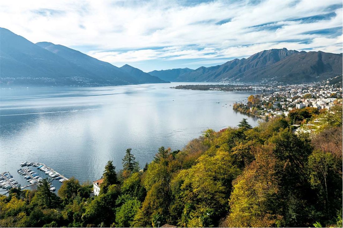 Attico DI Lusso 5.5 Nuovo Minusio Vista Lago