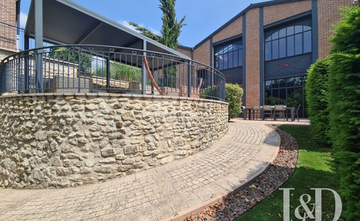 An Vast 18th Century Mansion And Its Neo Romanesque Indoor Chapel And Outbuildings In The