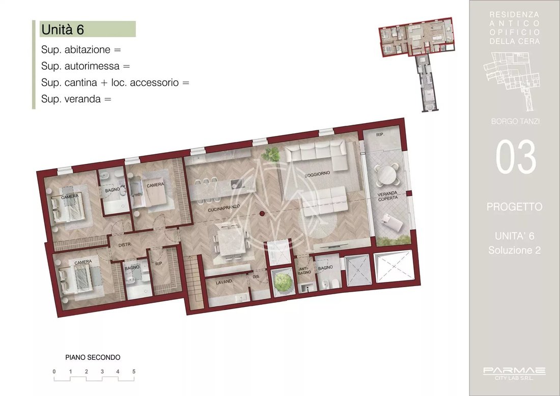 Apartment in Center, Parma, Emilia-Romagna 4 - 15770219