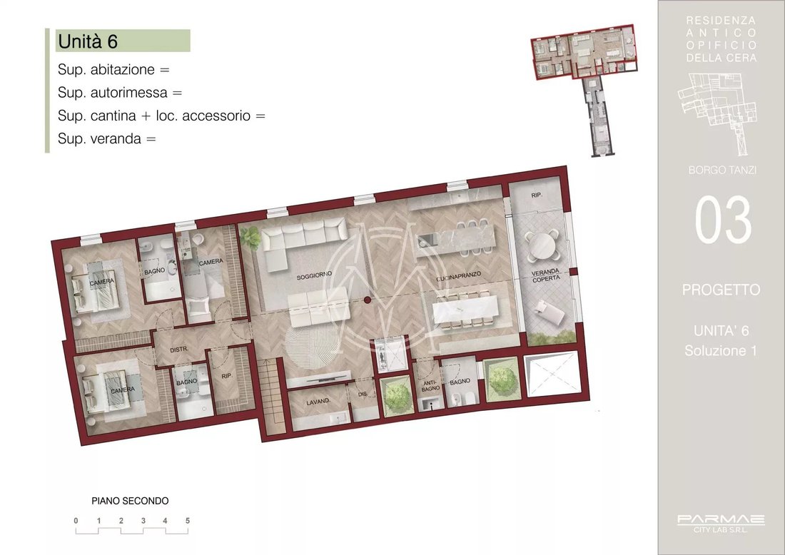 Apartment in Center, Parma, Emilia-Romagna 3 - 15770219