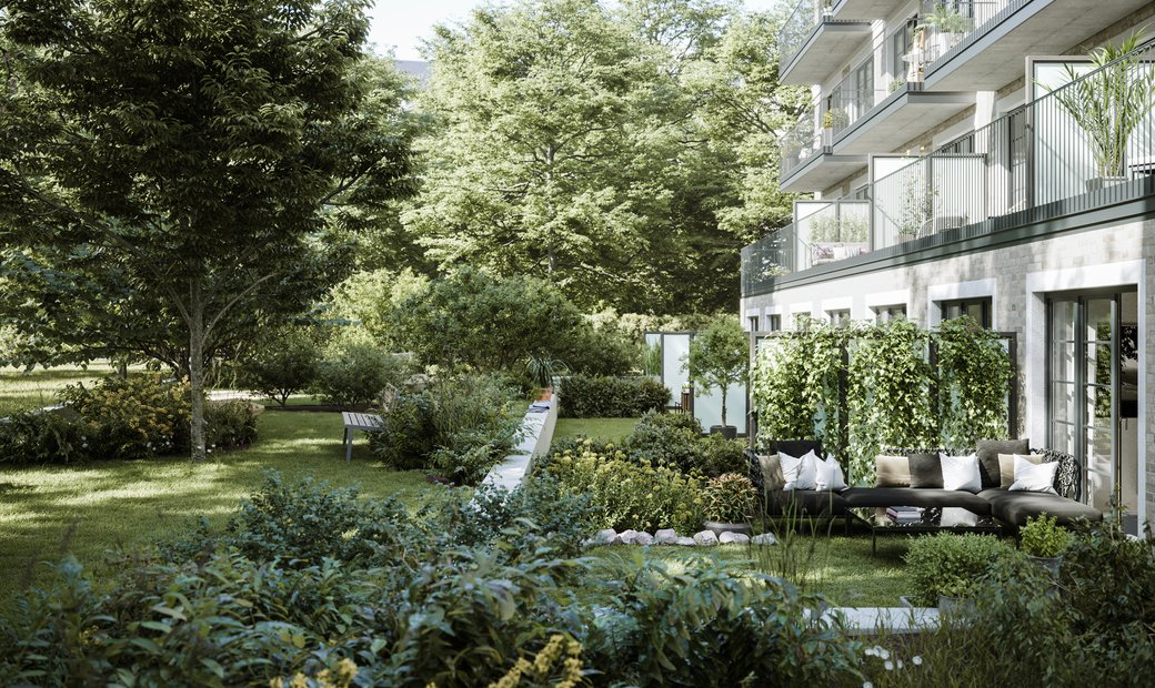 Exclusive Garden Apartment With Generous Living In Berlin, Berlin ... - Luxury Garden Apartments With Garden Bench