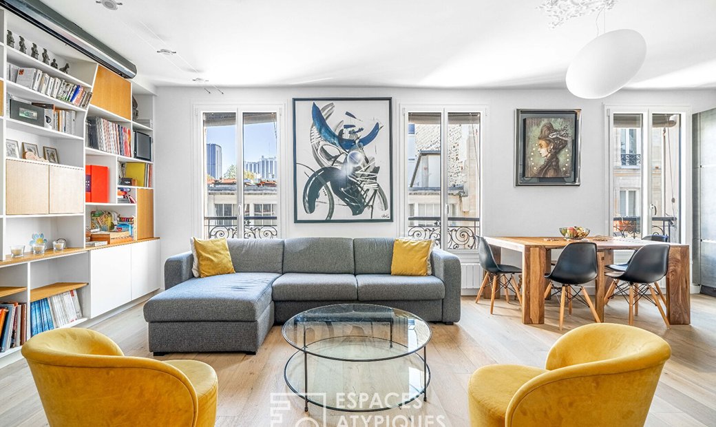 Image showcasing Apartment With Old World Charm, Renovated By An In Paris, île De France, France For Sale (15780535)