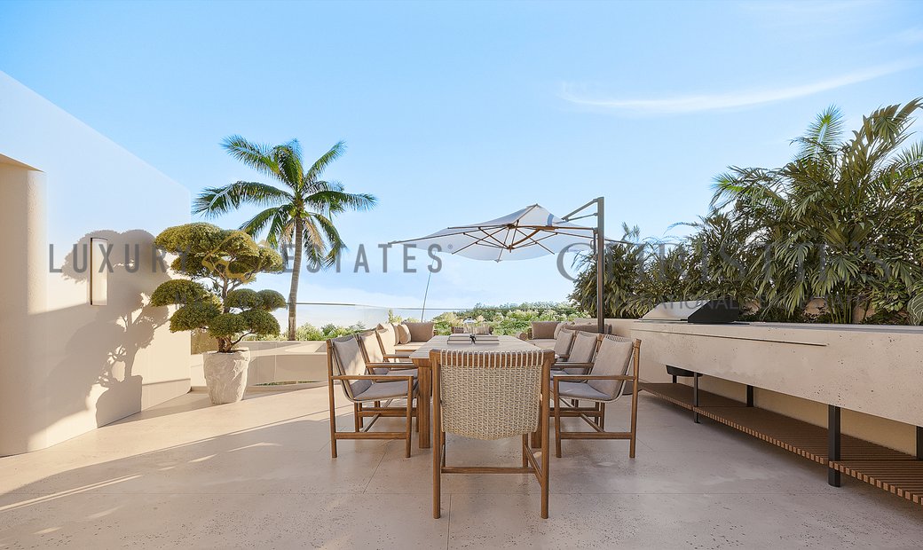 Curated visual reference: Island Penthouse Architectural Design Reference: Contemporary Penthouse In San Agustín Just In Palma Balearic Islands