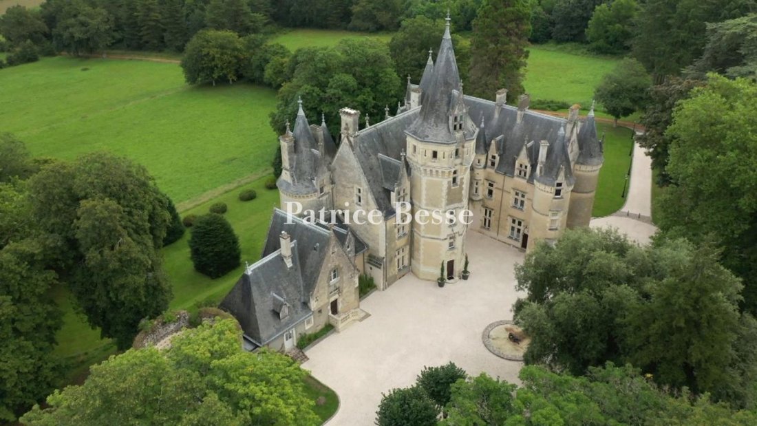 Whispers of the Loir: A 12th-Century Castle Reborn in Golden Light