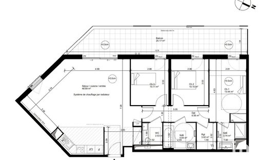 Apartment in Procé - Monselet, Nantes, France 1