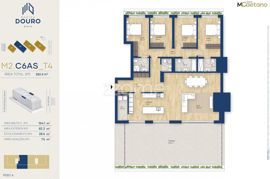 Apartment in Canidelo, Porto District, Portugal 2 - 13098377