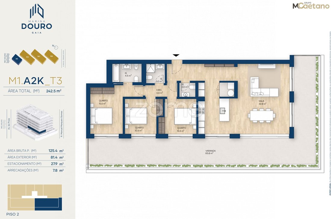 Apartment in Canidelo, Porto District, Portugal 4 - 13078642