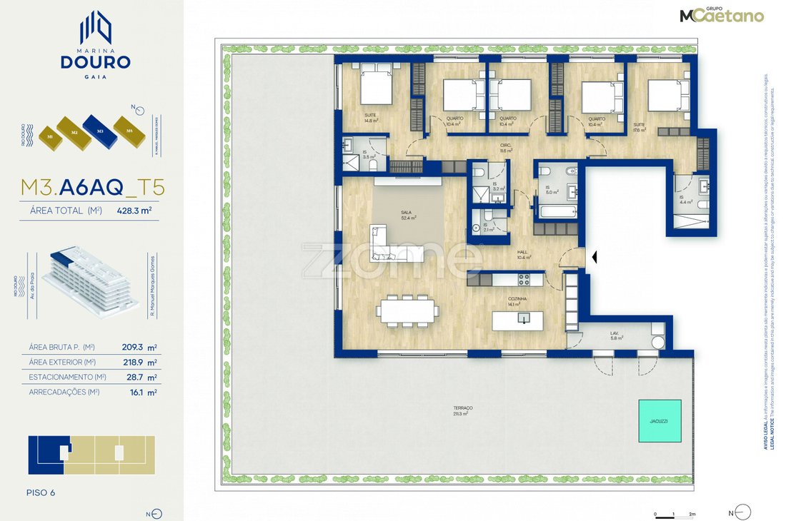 Apartment in Canidelo, Porto District, Portugal 3 - 14602488