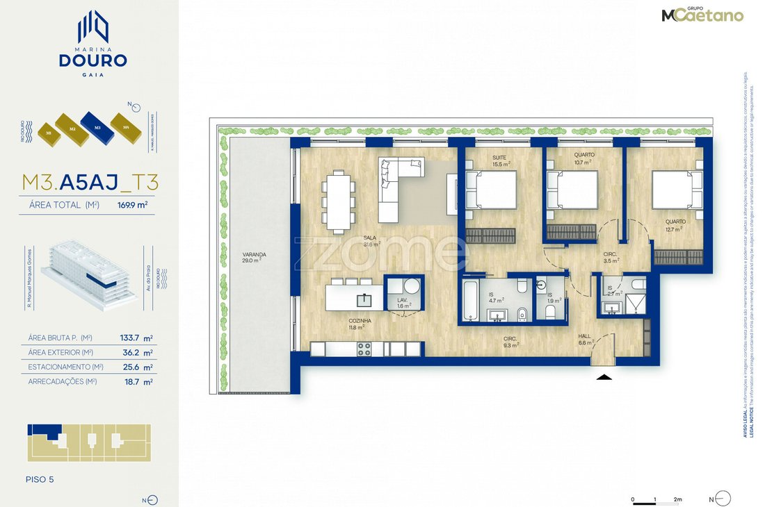 Apartment in Canidelo, Porto District, Portugal 2 - 14595002