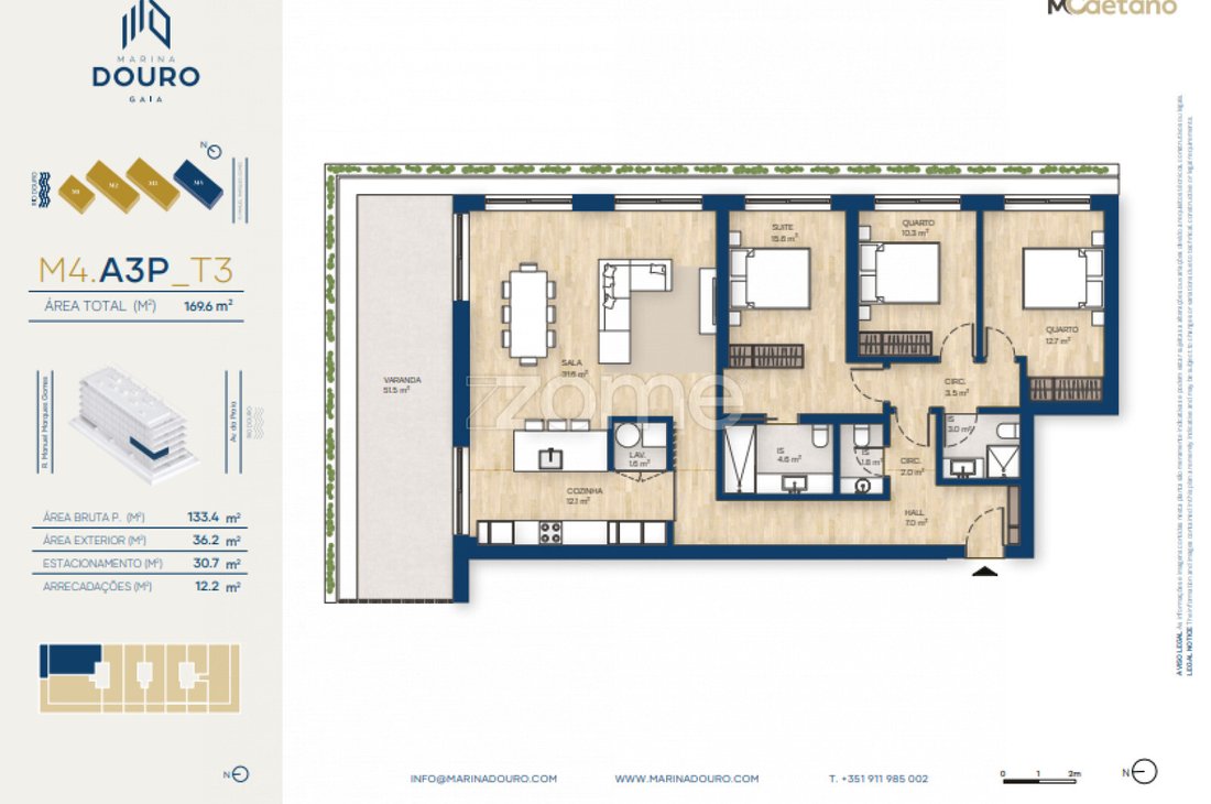 Apartment in Canidelo, Porto District, Portugal 2 - 14594915