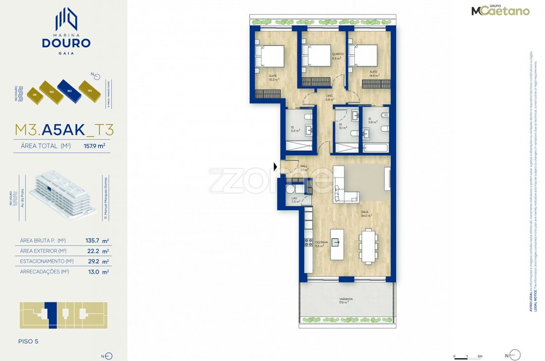 Apartment in Canidelo, Porto District, Portugal 2 - 14602482