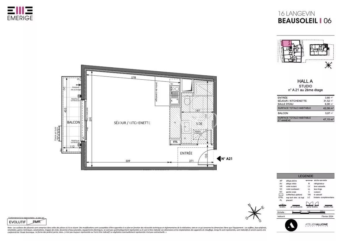 Apartment in Moneghetti Ouest, Beausoleil, France 1 - 15810468