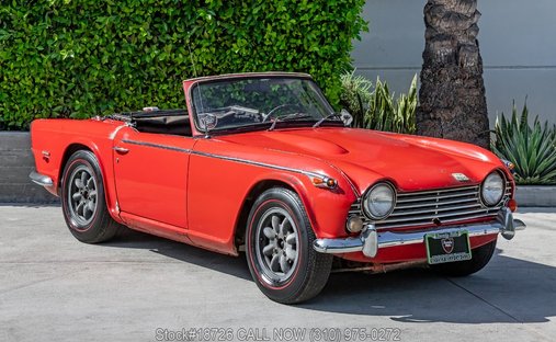 Triumph TR250 in Los angeles, ca 1