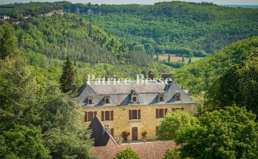Schloss in Castelnaud-la-Chapelle, Neu-Aquitanien, Frankreich 1