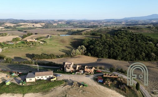 Maisons de campagne à Buonconvento, Toscane, Italie 1