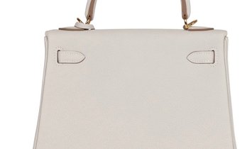 Hermès Kelly 25 Gris Pale Togo with Gold Hardware
