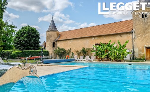 Vienne Department (86) 19th And 20th Century Chateau 345 Acres Of Land