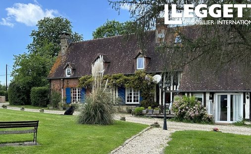 2h From Paris, In The Heart Of The Pays D’auge Area. A Listed 16th /18th Century Chateau Set In Abou