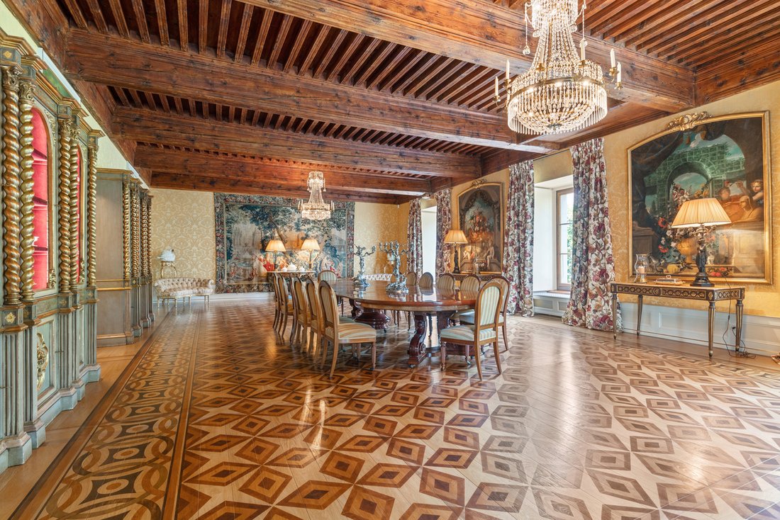 A Crown of Stone & Light: 15th-Century Castle Over Lake Geneva’s Sapphire Shores