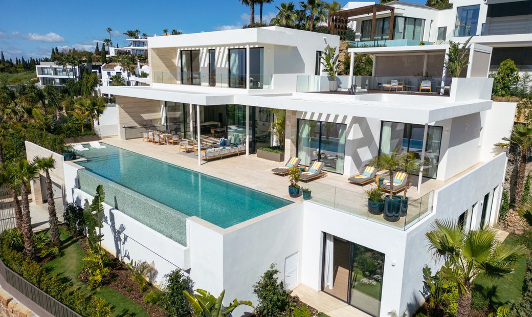 New Build Villa With Panoramic Sea Views In In Benahavis, Andalusia ...