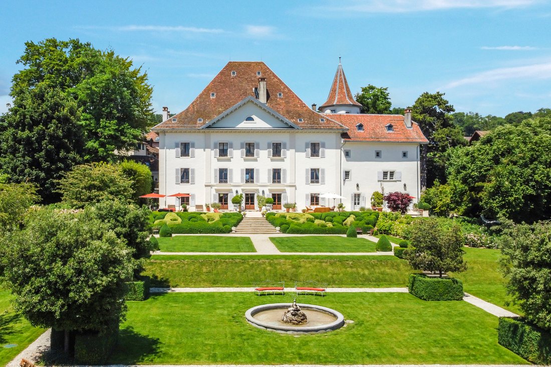 A Crown of Stone & Light: 15th-Century Castle Over Lake Geneva’s Sapphire Shores