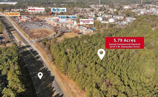 Terreno en Durham, Carolina del Norte, Estados Unidos 1