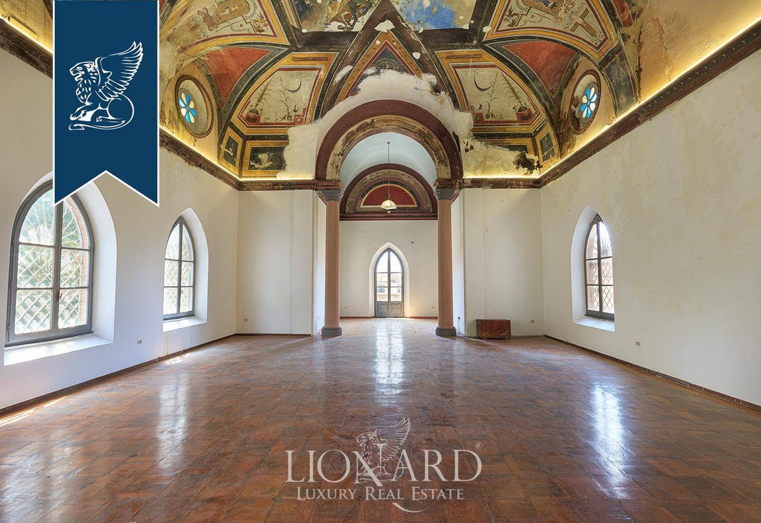 Fabriago’s Neo-Gothic Dream: A 17th-Century Frescoed Castle in Emilia-Romagna’s Golden Light