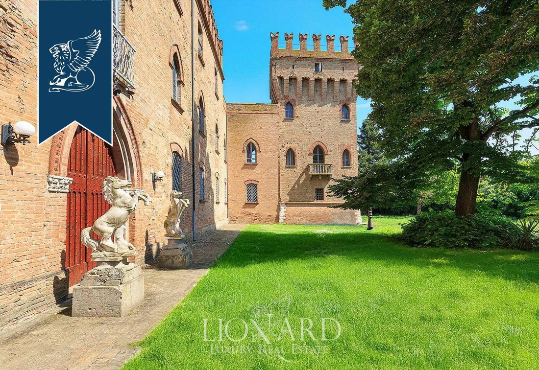 Fabriago’s Neo-Gothic Dream: A 17th-Century Frescoed Castle in Emilia-Romagna’s Golden Light