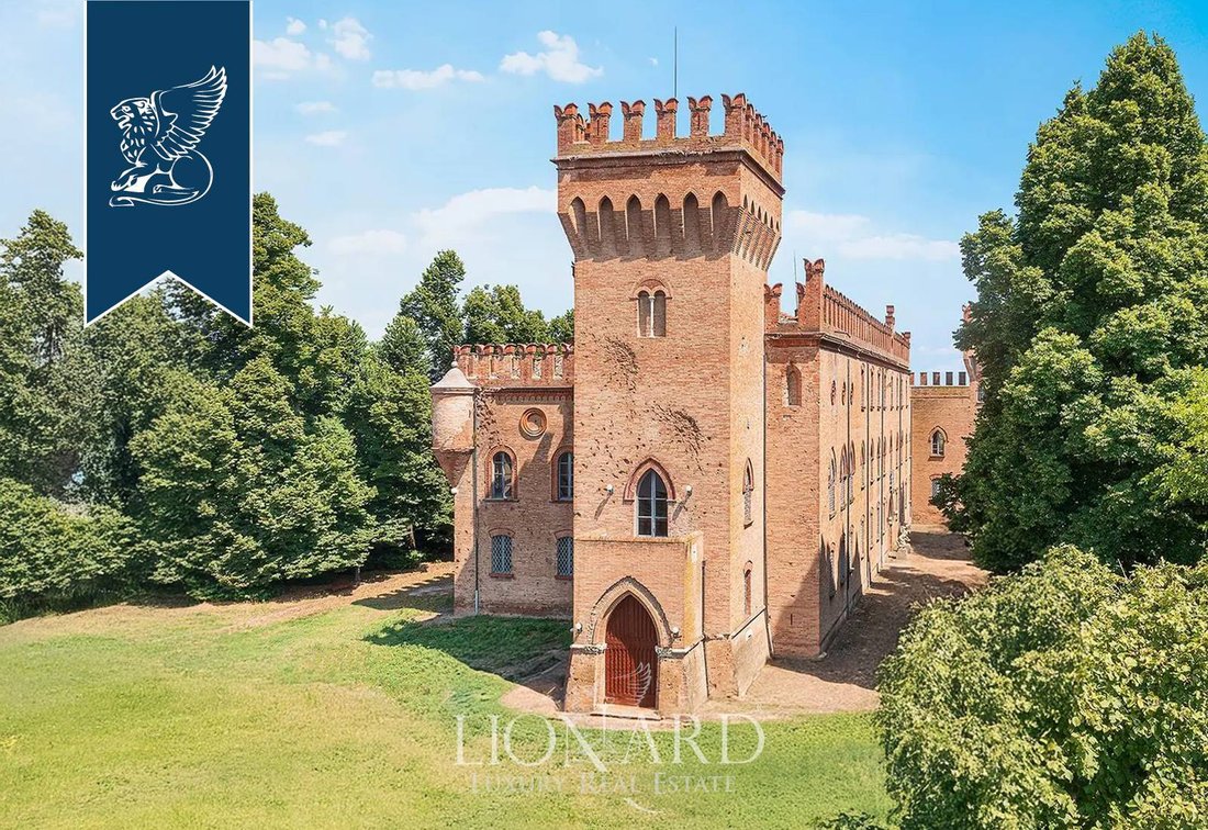 Fabriago’s Neo-Gothic Dream: A 17th-Century Frescoed Castle in Emilia-Romagna’s Golden Light