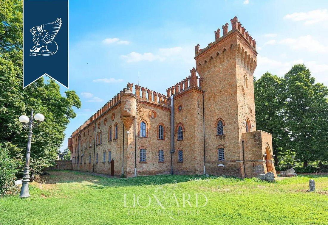 Fabriago’s Neo-Gothic Dream: A 17th-Century Frescoed Castle in Emilia-Romagna’s Golden Light