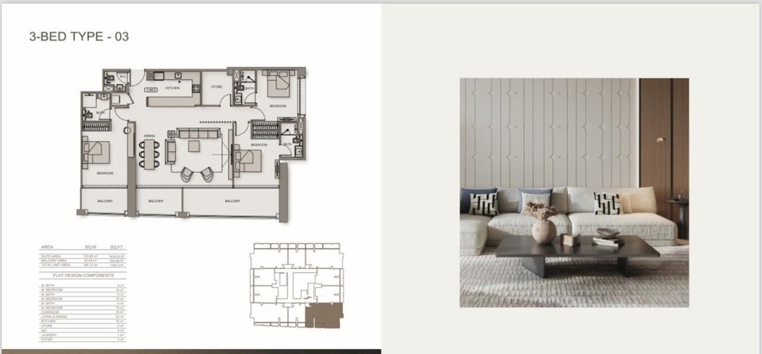 Apartment in Al Jaddaf, Dubai, United Arab Emirates 3 - 15904447